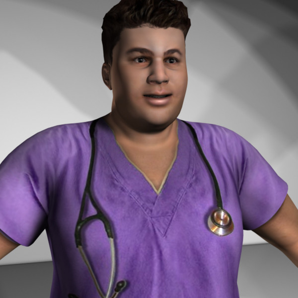 3d model rigged medical personnel - Medical Personnel Collection Rigged - Men #2 by MasonMotion